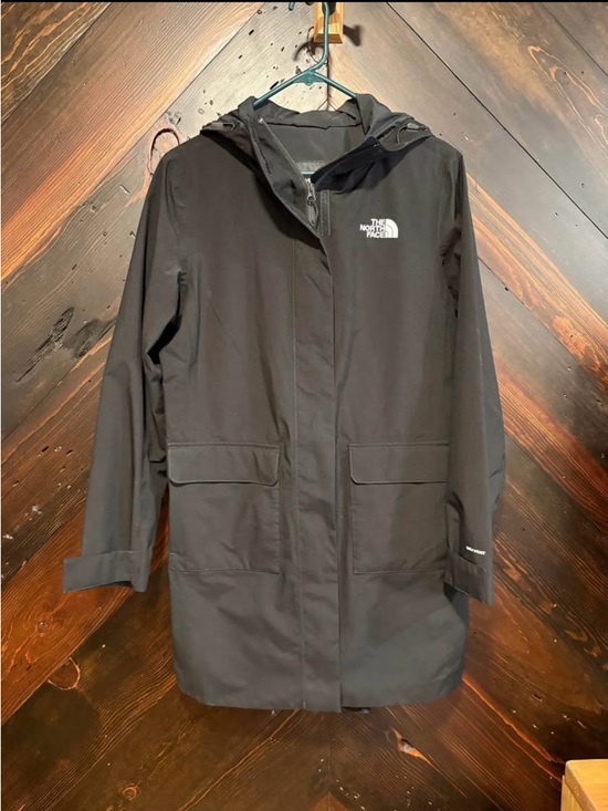 The North Face Jackets & Blazers - The North Face Women's Black Hooded Trench Coat